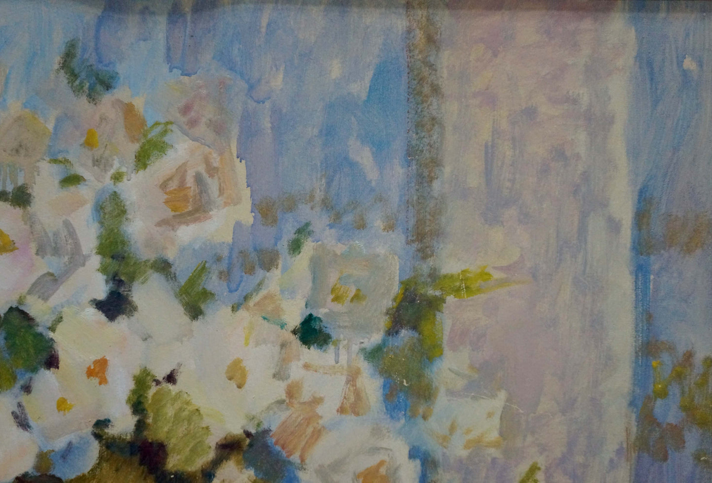 Oil painting Flowers by the Window by Zhurakovsky Victor Petrovich