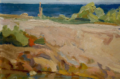 Impressionistic coastal oil painting by Zaichenko Vasily Andrianovich