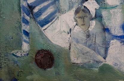 Oil painting portrait of football team by Afanasiev Vladimir Nikolaevich