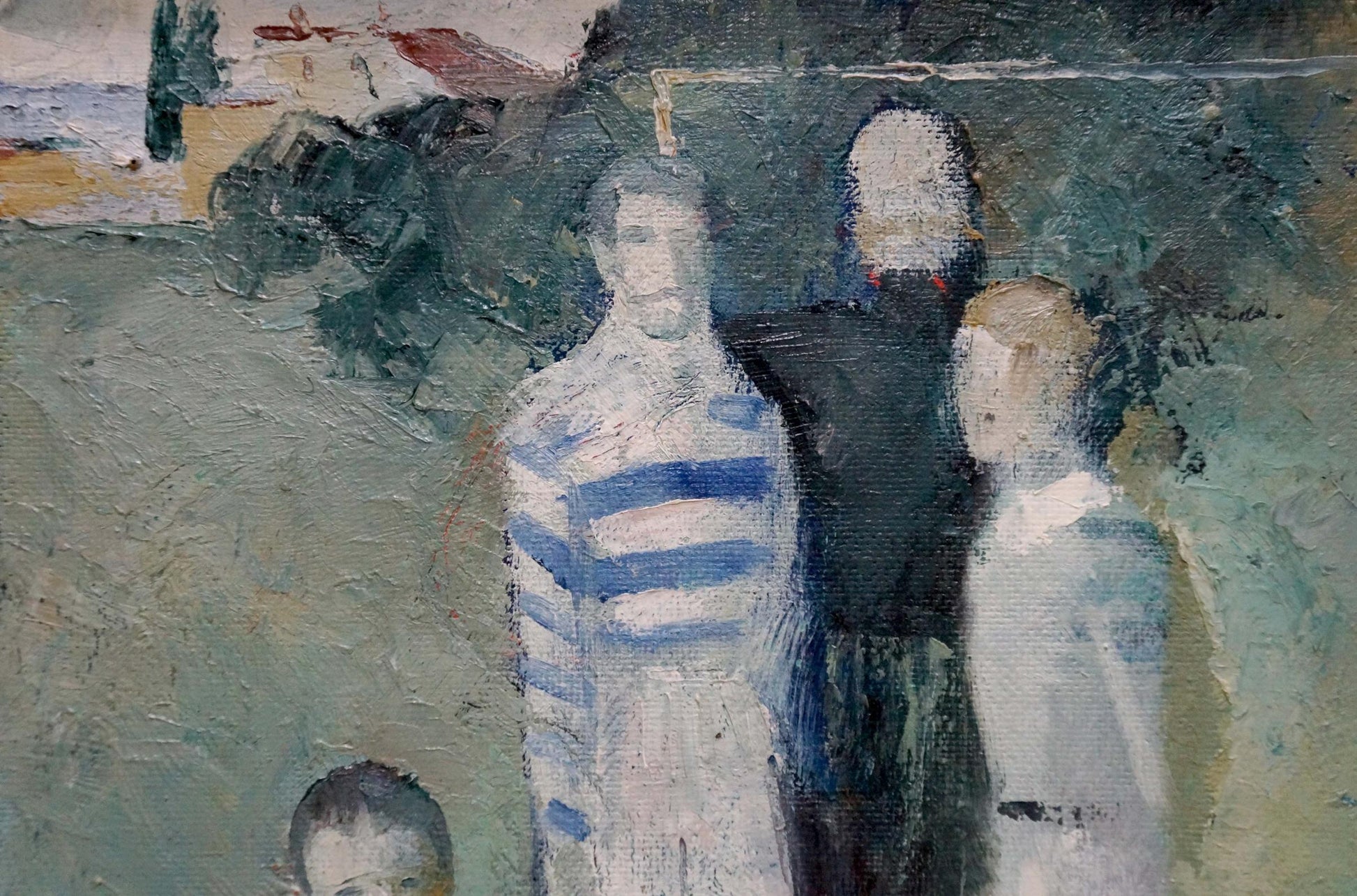 Oil painting portrait of Afanasiev Vladimir Nikolaevich football team