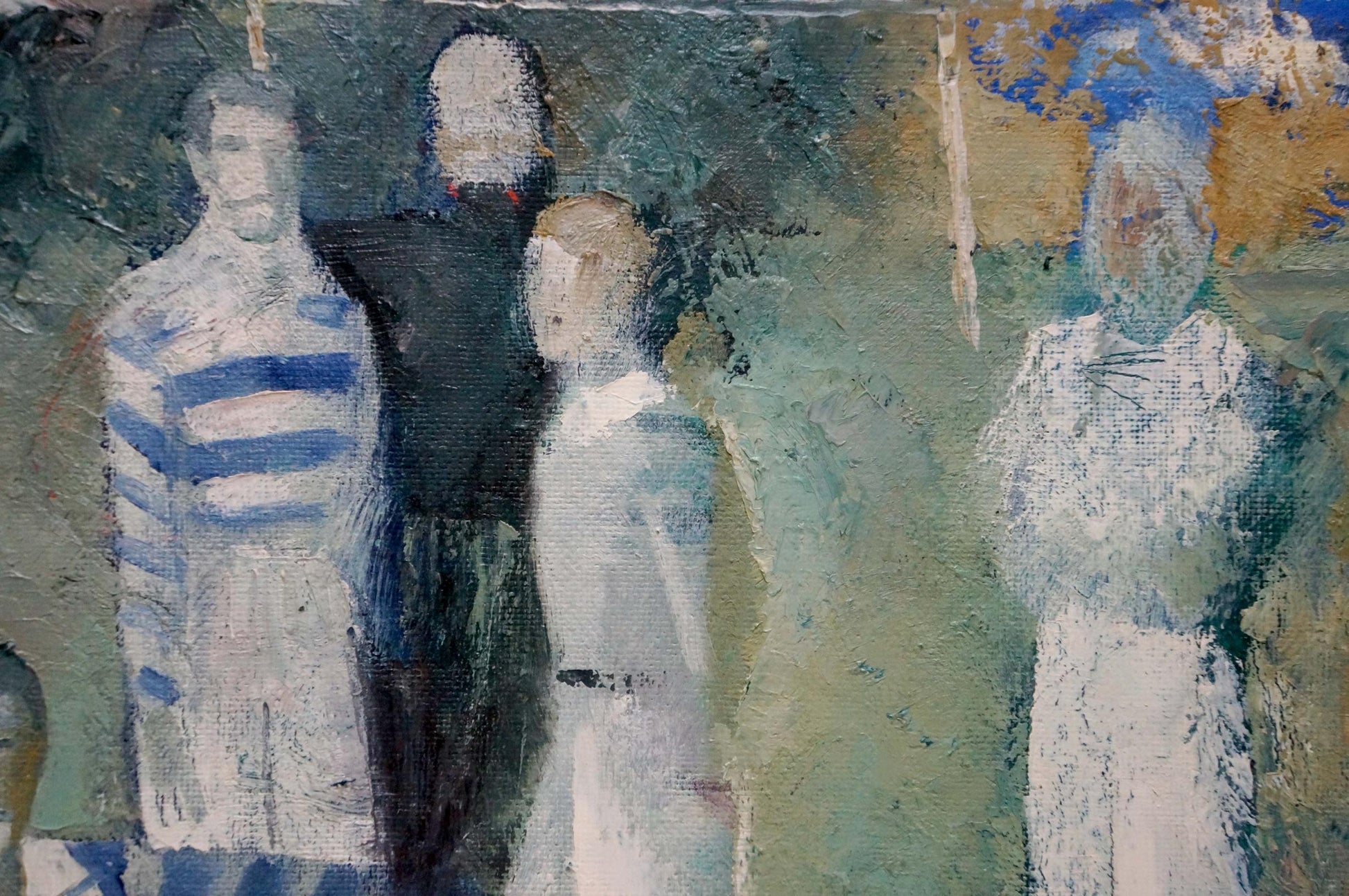 Oil painting portrait of Afanasiev Vladimir Nikolaevich football team