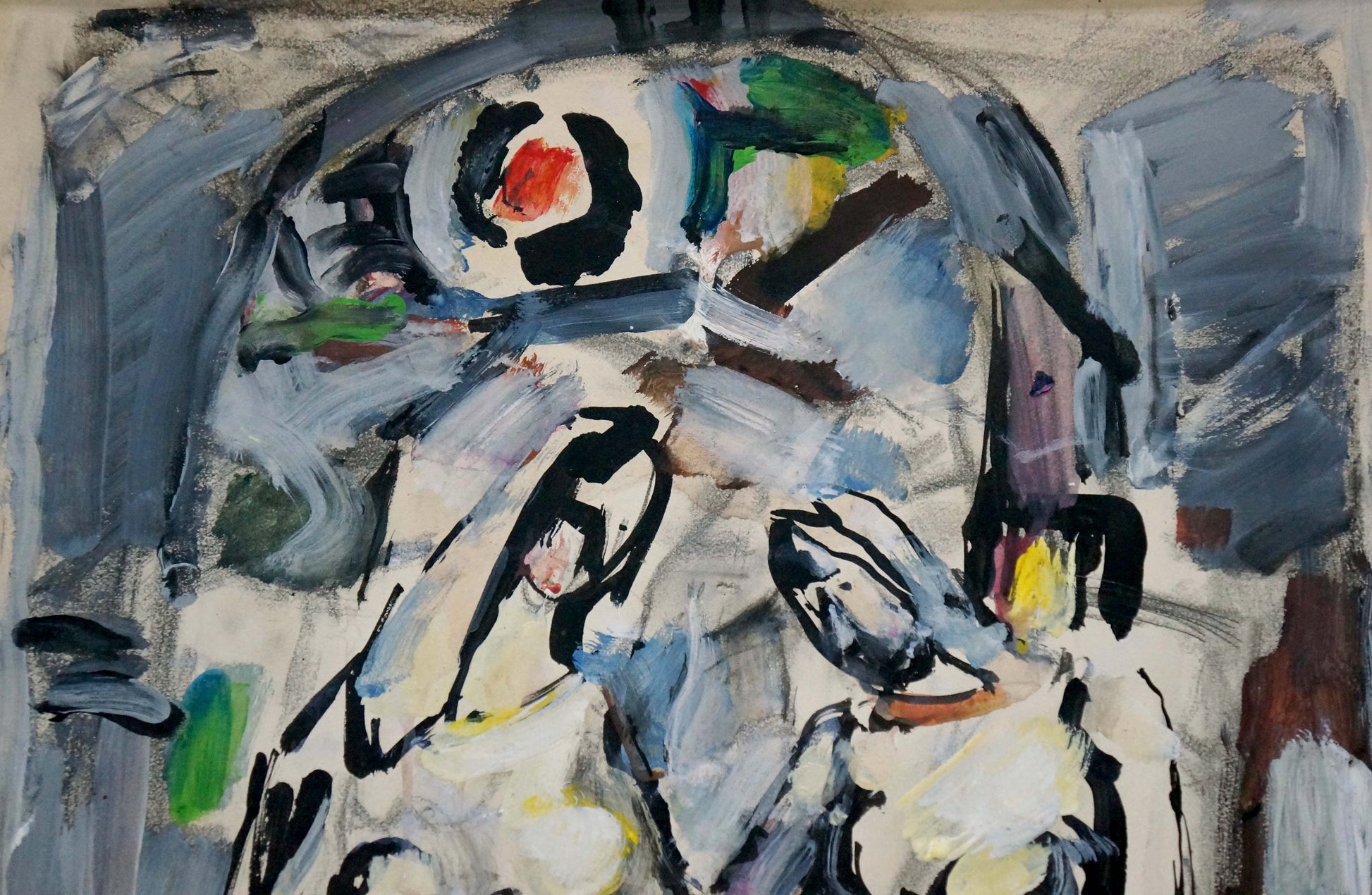 Abstract expressionist painting by Marinyuk Victor Vasilievich