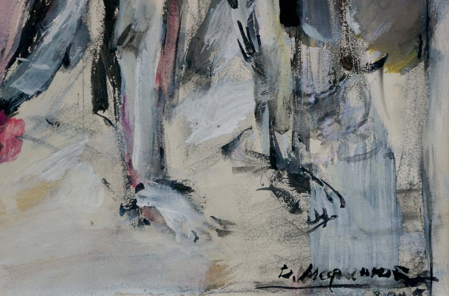 Abstract expressionist painting by Marinyuk Victor Vasilievich, Two women
