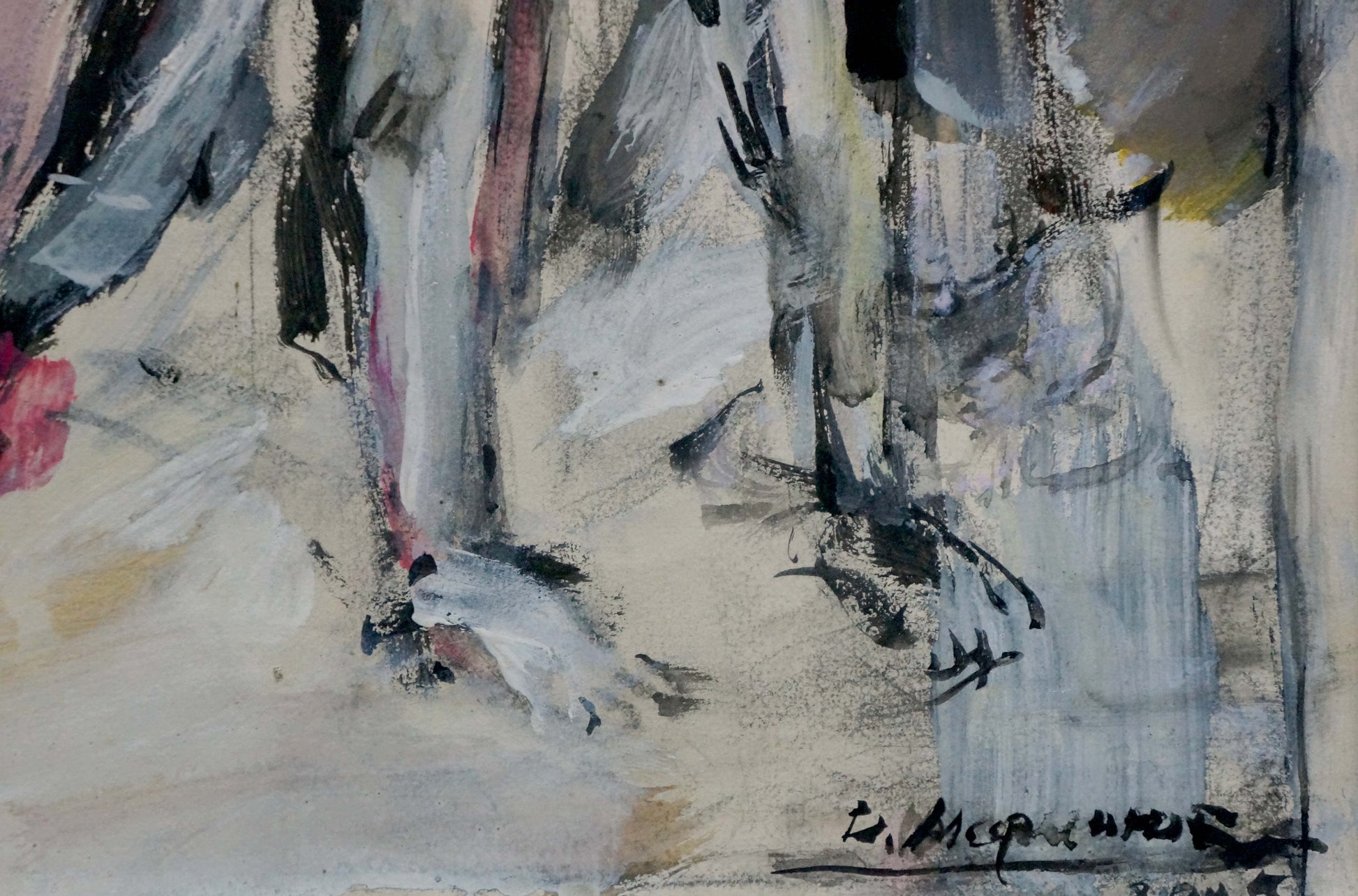 Abstract expressionist painting by Marinyuk Victor Vasilievich, Two women