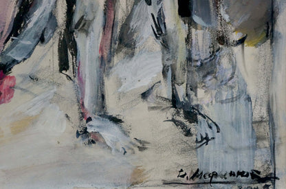Abstract expressionist painting by Marinyuk Victor Vasilievich, Two women