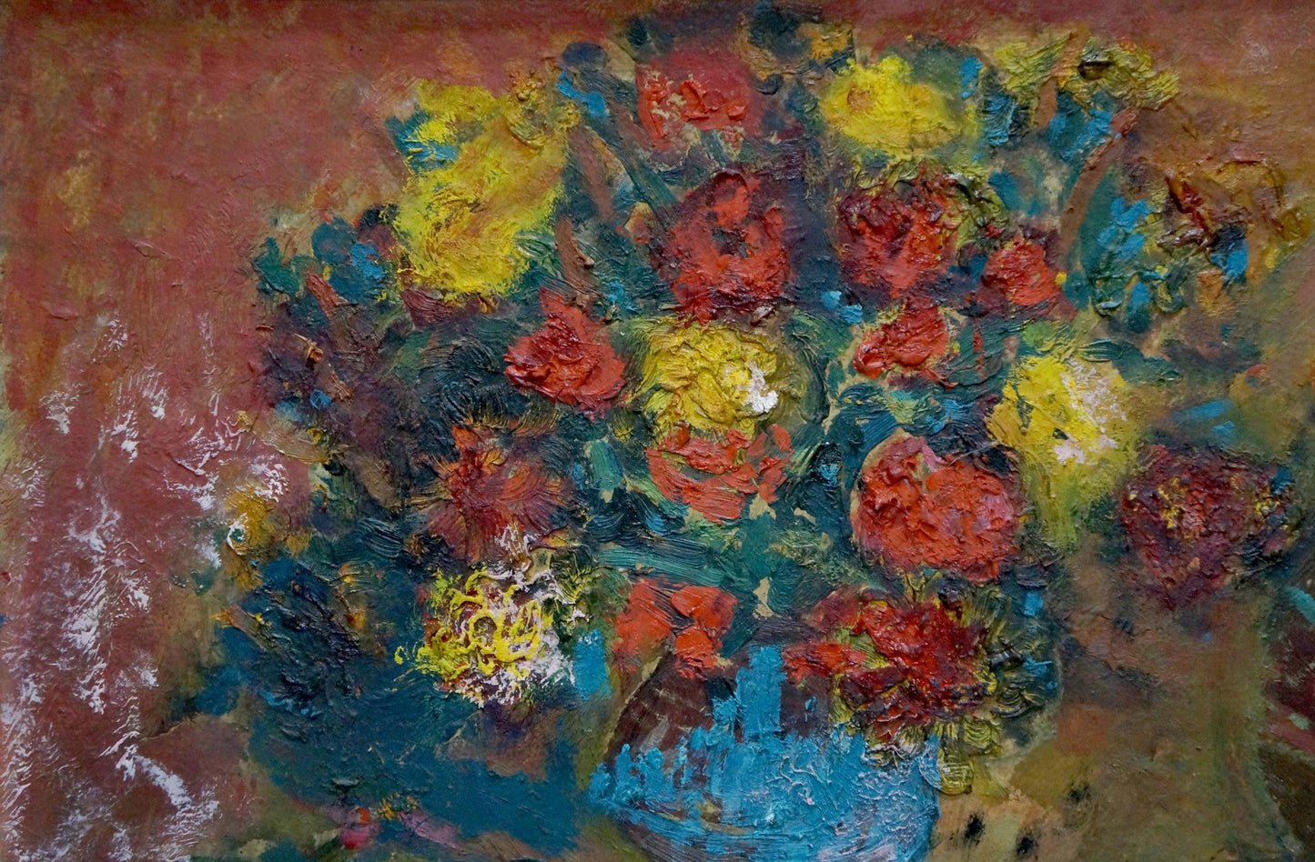 Vibrant oil painting The table is set by Sakhnenko Victor Ivanovich