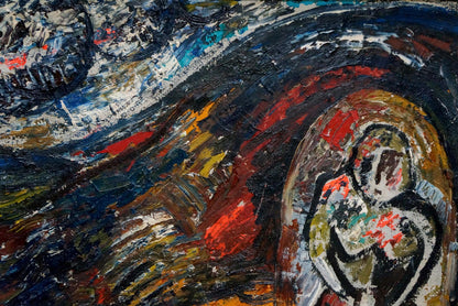 Abstract oil painting Space Bauer by Vladimir Alexandrovich