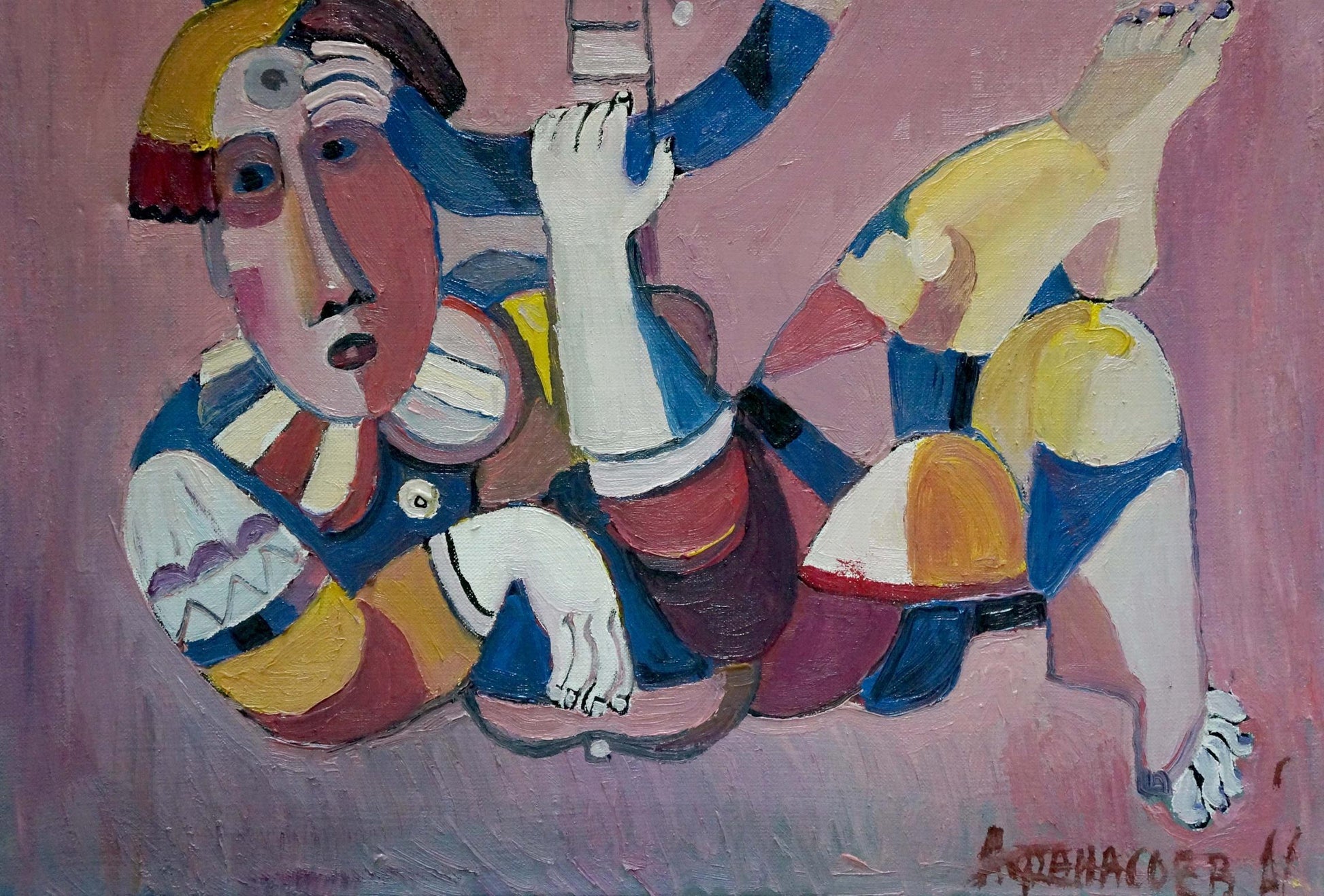 Abstract oil painting Music by Afanasyev Vladimir Nikolaevich