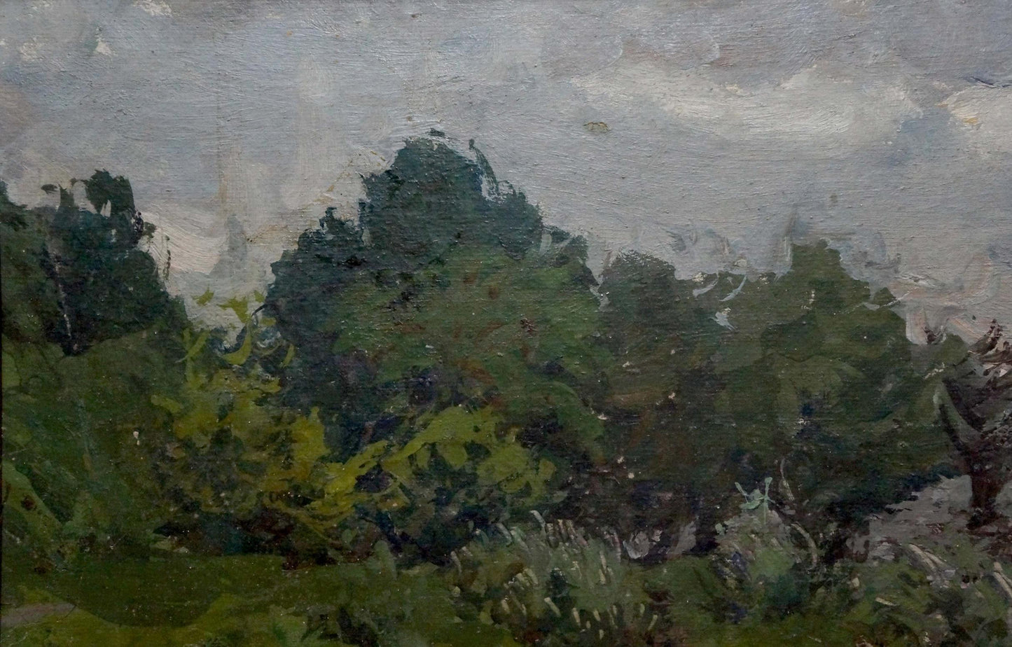 Oil painting Road to the Forest by Kolosovsky Georgy Sergeevich
