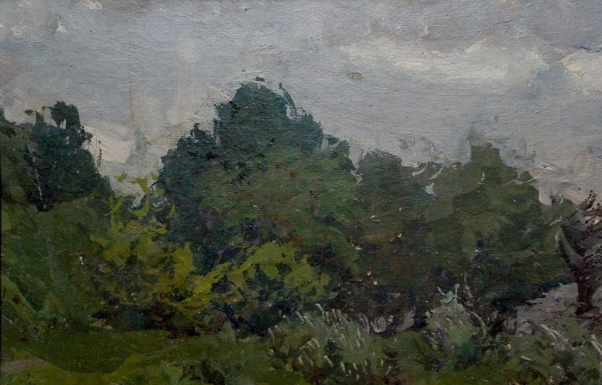 Oil painting Road to the Forest by Kolosovsky Georgy Sergeevich