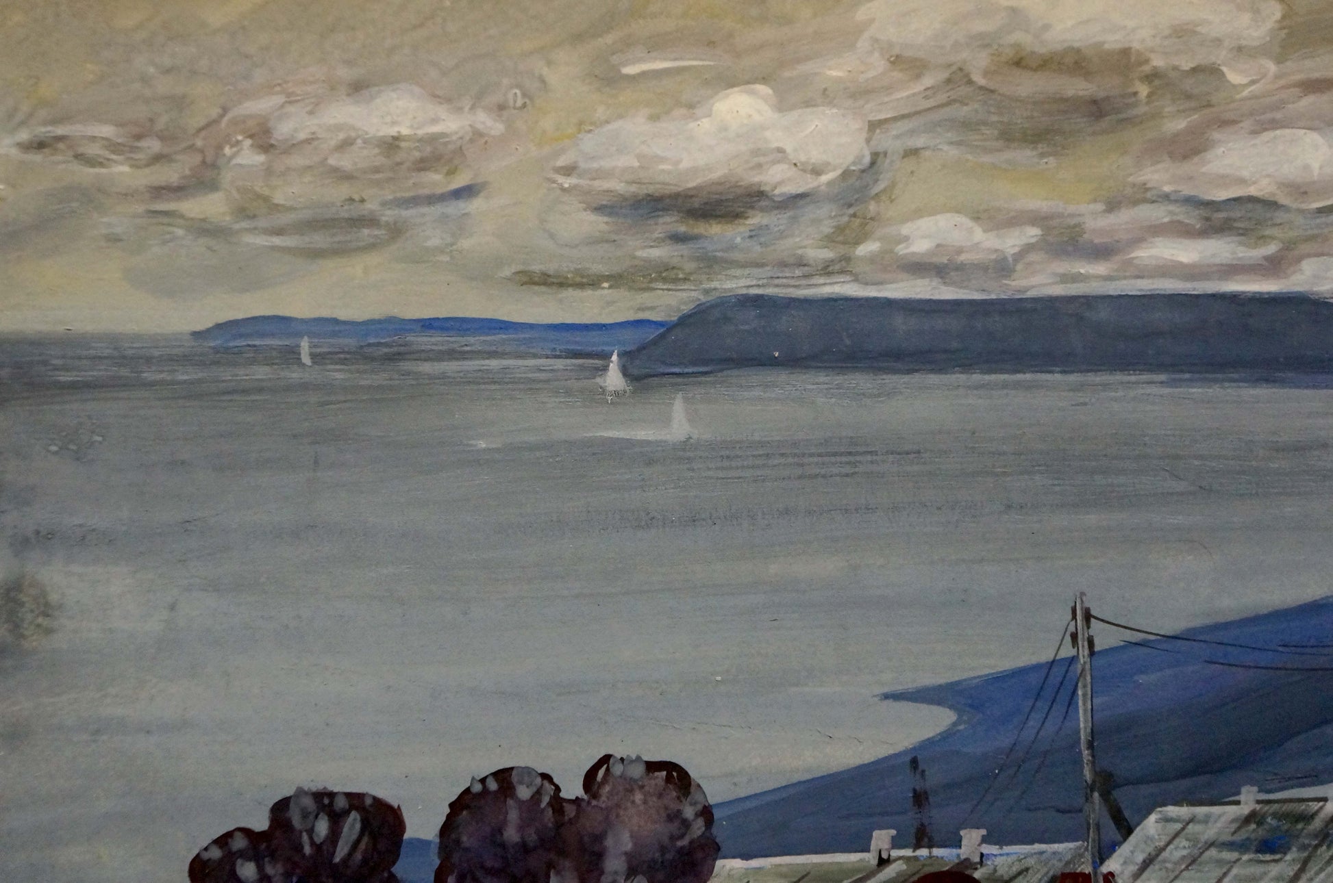Serene coastal landscape painting by Shariy Anatoly Ivanovich