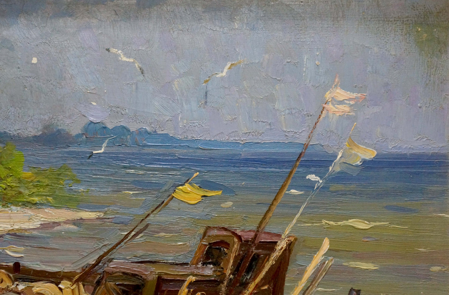 Oil painting Broken Trough by Yarovoy Stepan Kalinovich on canvas