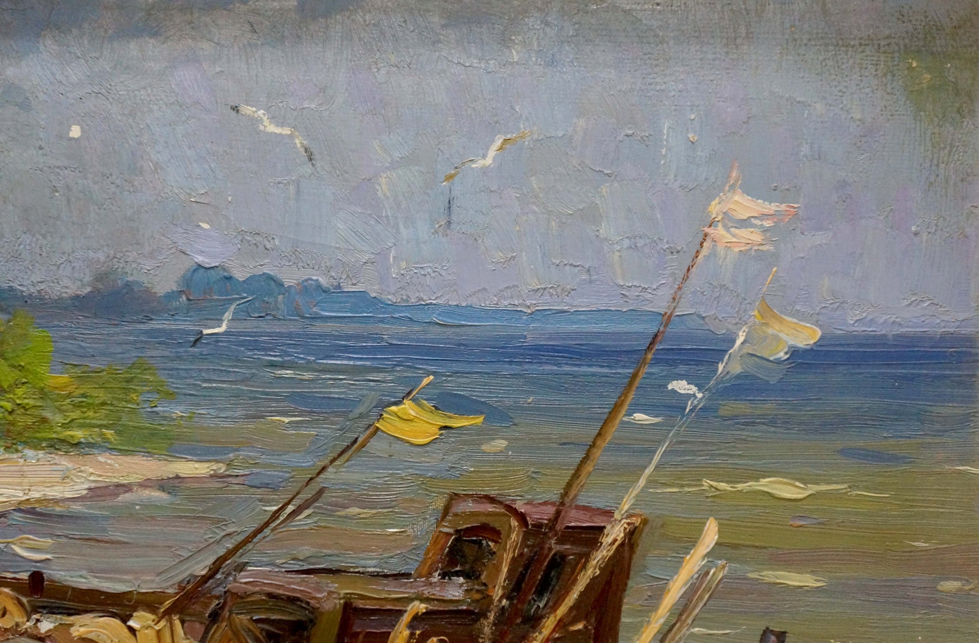Oil painting Broken Trough by Yarovoy Stepan Kalinovich on canvas