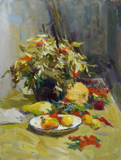 Oil painting Still life by Dmitriev Alexander Vladimirovich with fruits