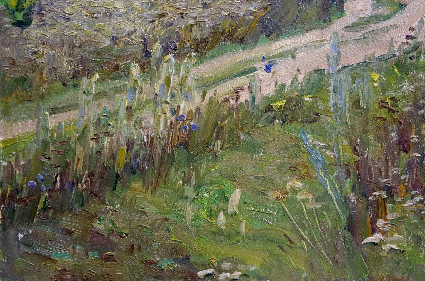 Oil painting Road to the forest by Gantman Moisey Faibovich