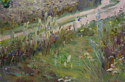 Oil painting Road to the forest by Gantman Moisey Faibovich