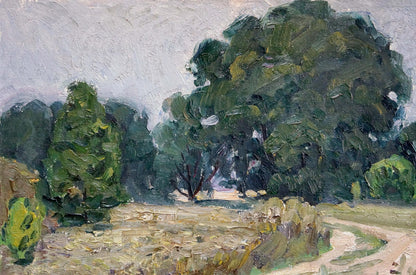 Oil painting Road to the Forest by Gantman Moisey Faibovich