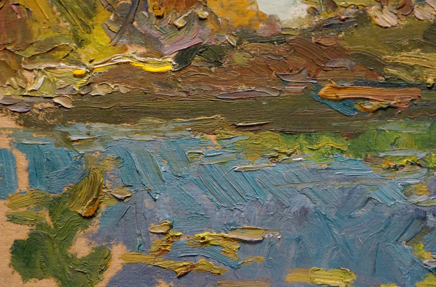 Oil painting The end of the summer by Sevastyanov Viktor Grigorievich