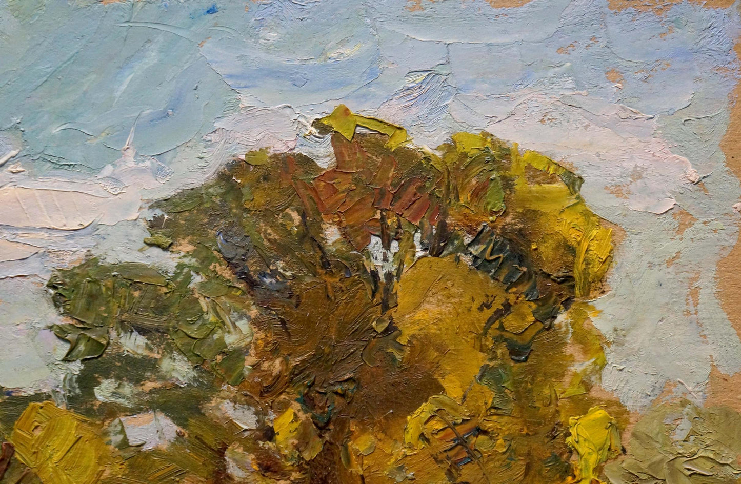 Oil painting The End of the Summer by Sevastyanov Viktor Grigorievich