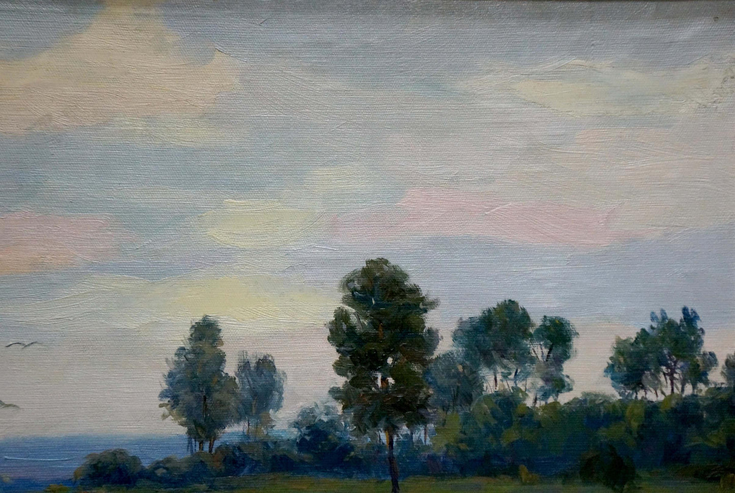 Serene oil painting landscape by Gorbunov Igor Sergeevich