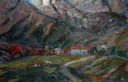 Oil painting of mountains landscape by Brendel Olga Vladimirovna