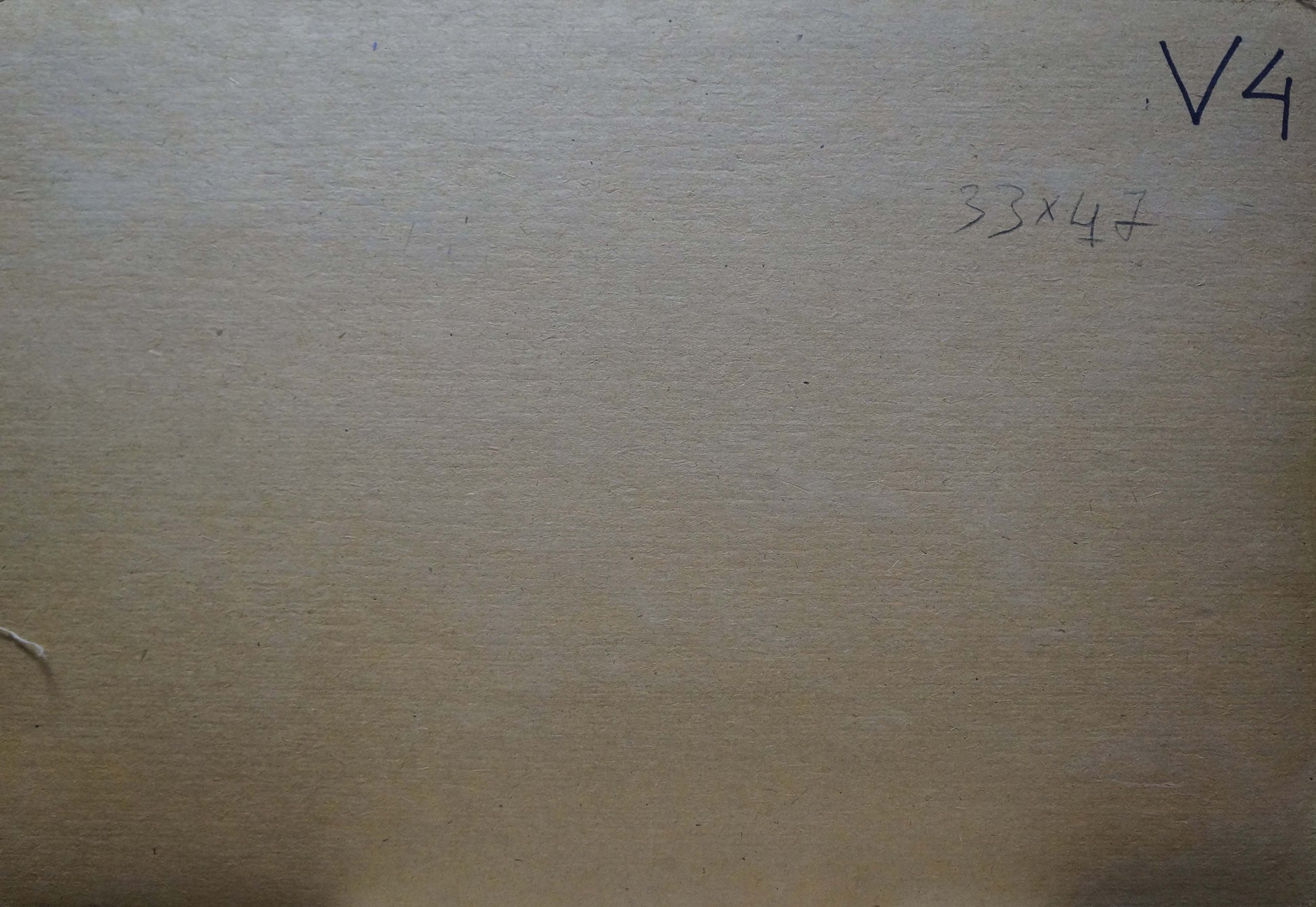 Back of Sevastyanov Viktor Grigorievich animals graze oil painting v4 33x47 on beige paper