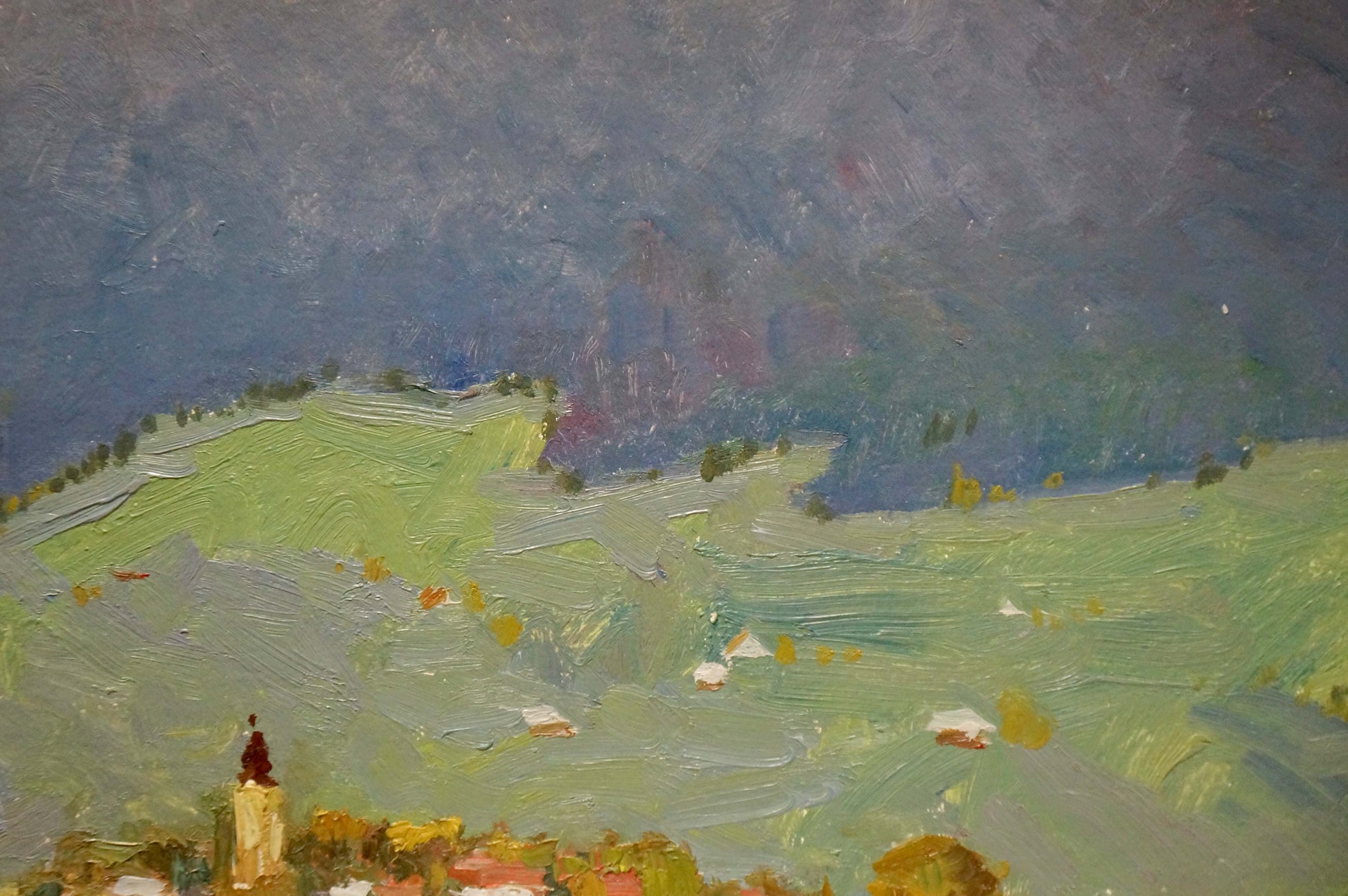 Oil painting of mountain landscape by Sevastyanov Viktor Grigorievich