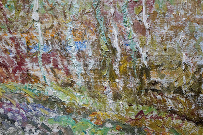 Oil painting Spring landscape after rain by Viktor Grigorievich Sevastyanov