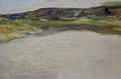 Oil painting Tender evening by Gnatyuk V. S. serene textured landscape