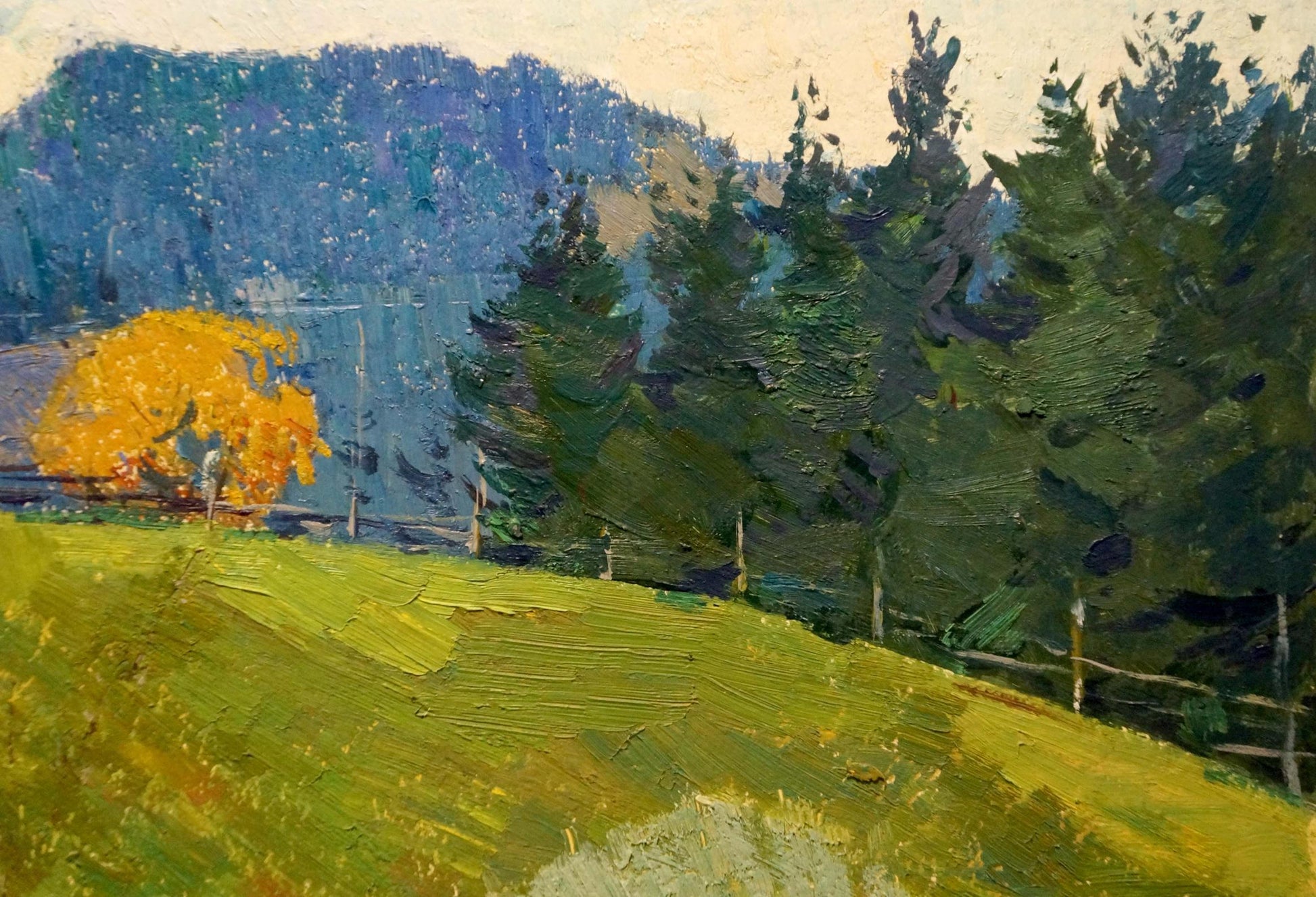 Oil painting Road to the Mountains by Sevastyanov Viktor Grigorievich