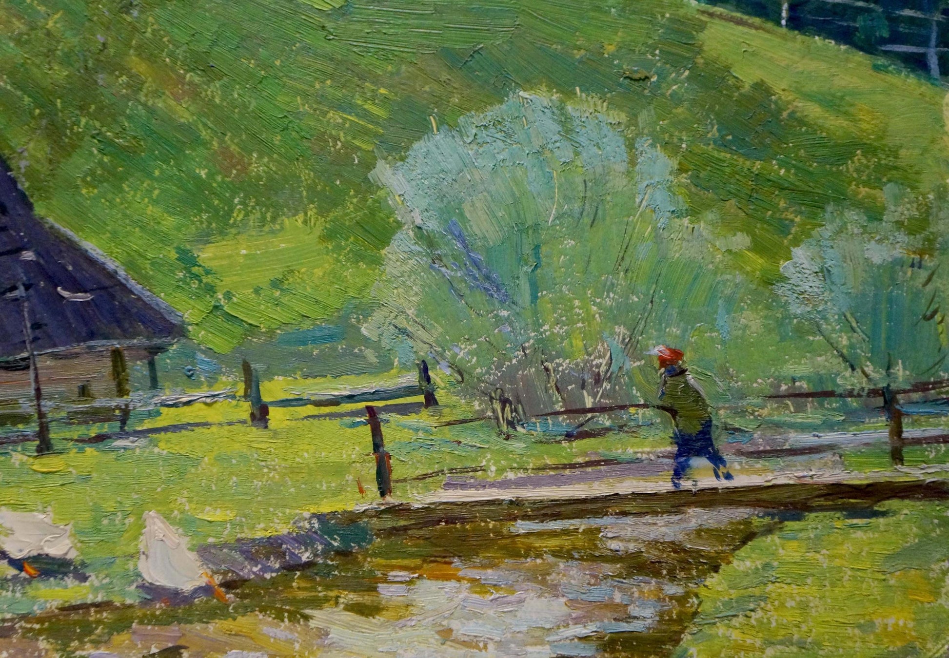 Oil painting Road to the Mountains by Sevastyanov Viktor Grigorievich