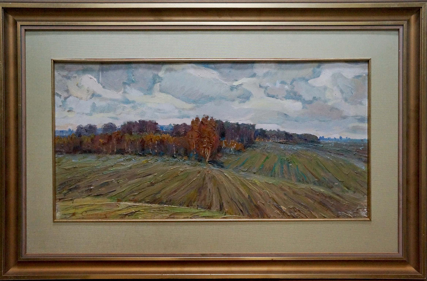 Oil painting After the Rain by Snopok A.N. serene autumn landscape