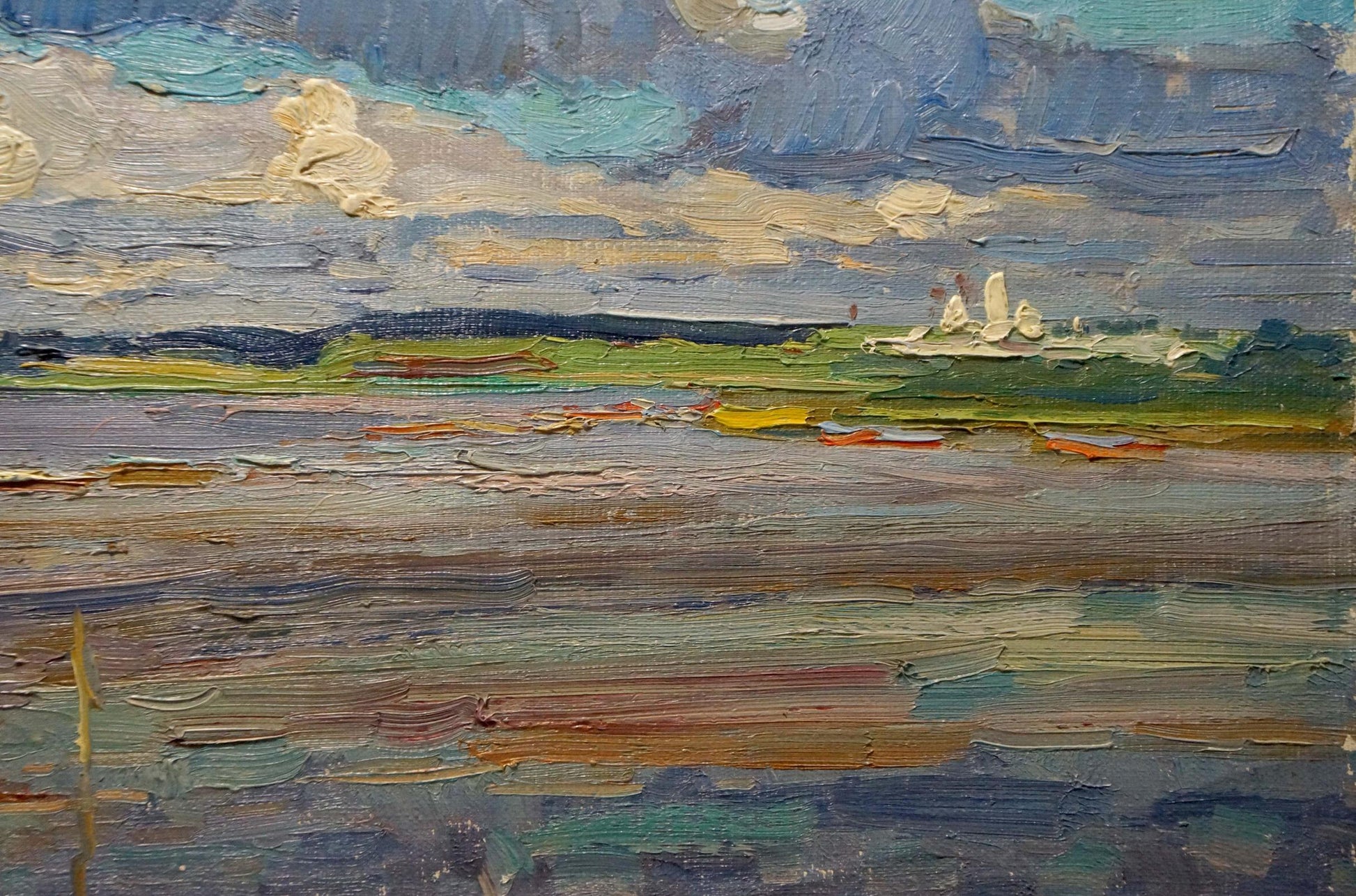 Impressionistic oil painting Before the Storm by Sevastyanov Viktor Grigorievich