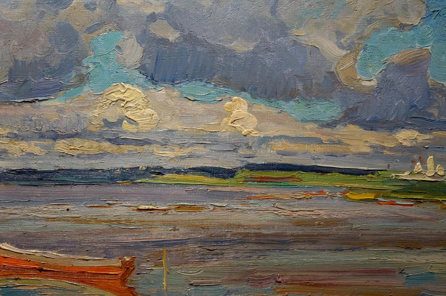 Oil painting Before the Storm by Sevastyanov Viktor Grigorievich