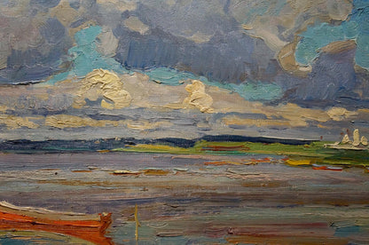 Oil painting Before the Storm by Sevastyanov Viktor Grigorievich