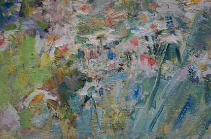 Oil painting Daisies by Naumova Tamara Sergeevna, abstract textured brushstrokes