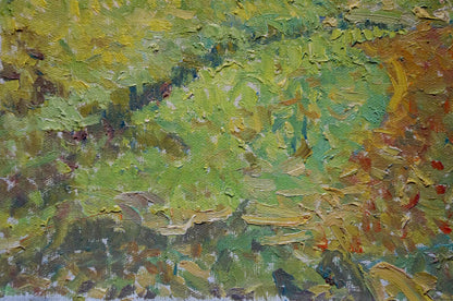 Oil painting Field landscape by Sevastyanov Viktor Grigorievich