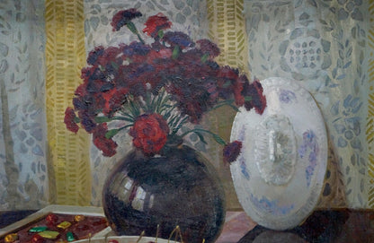 Oil painting still life with cherries by Ozernikov Vladimir Borisovich