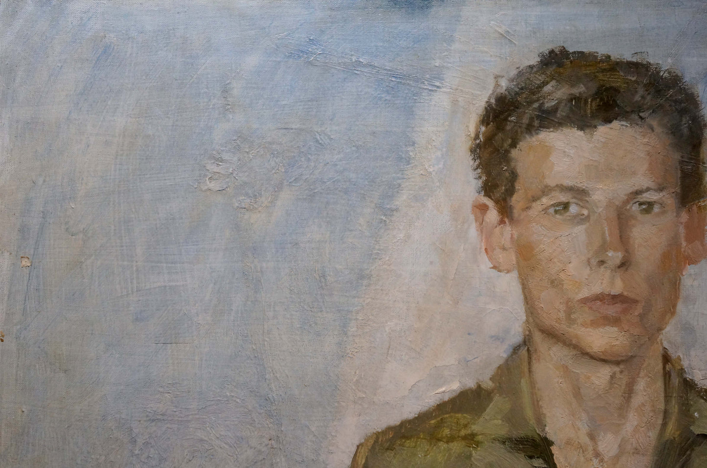 Oil painting portrait of man by Klimovitskaya Sophia