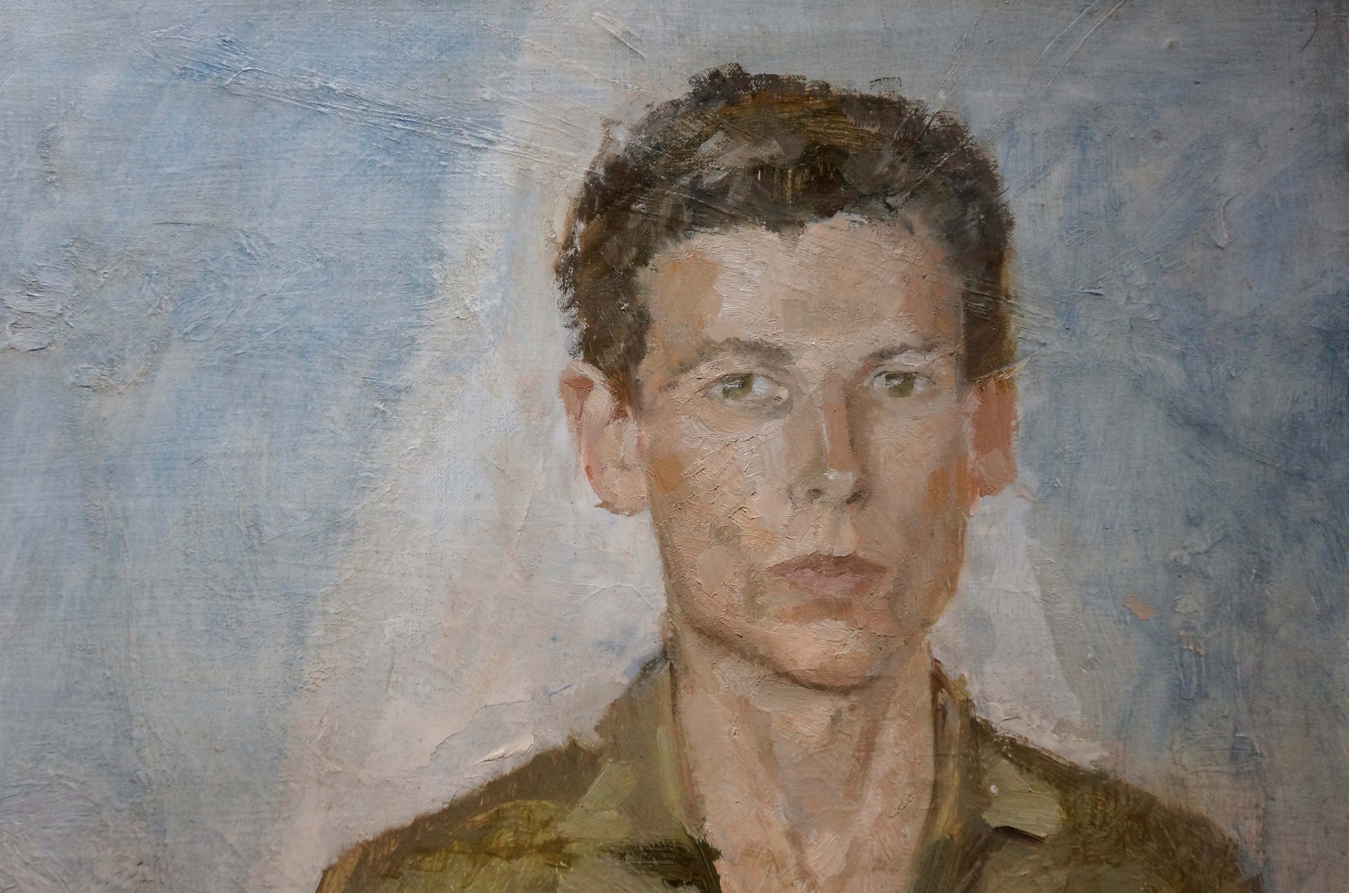 Oil painting portrait of man by Klimovitskaya Sophia