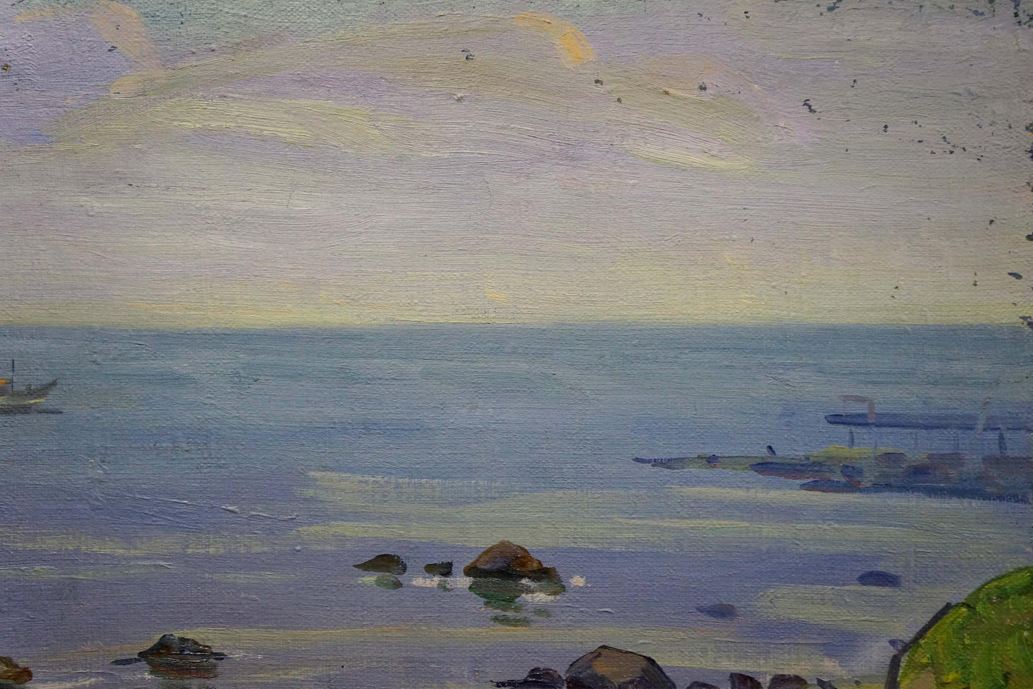 Impressionistic seascape oil painting by Tyukha Ivan Andreevich