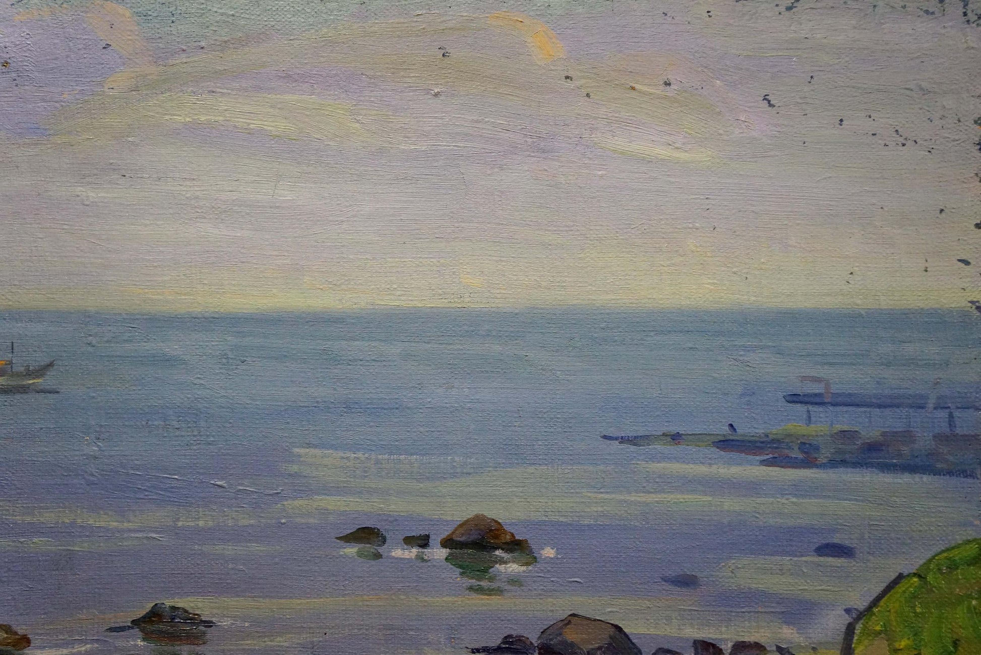Impressionistic seascape oil painting by Tyukha Ivan Andreevich