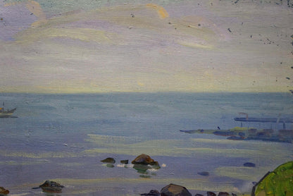 Impressionistic seascape oil painting by Tyukha Ivan Andreevich