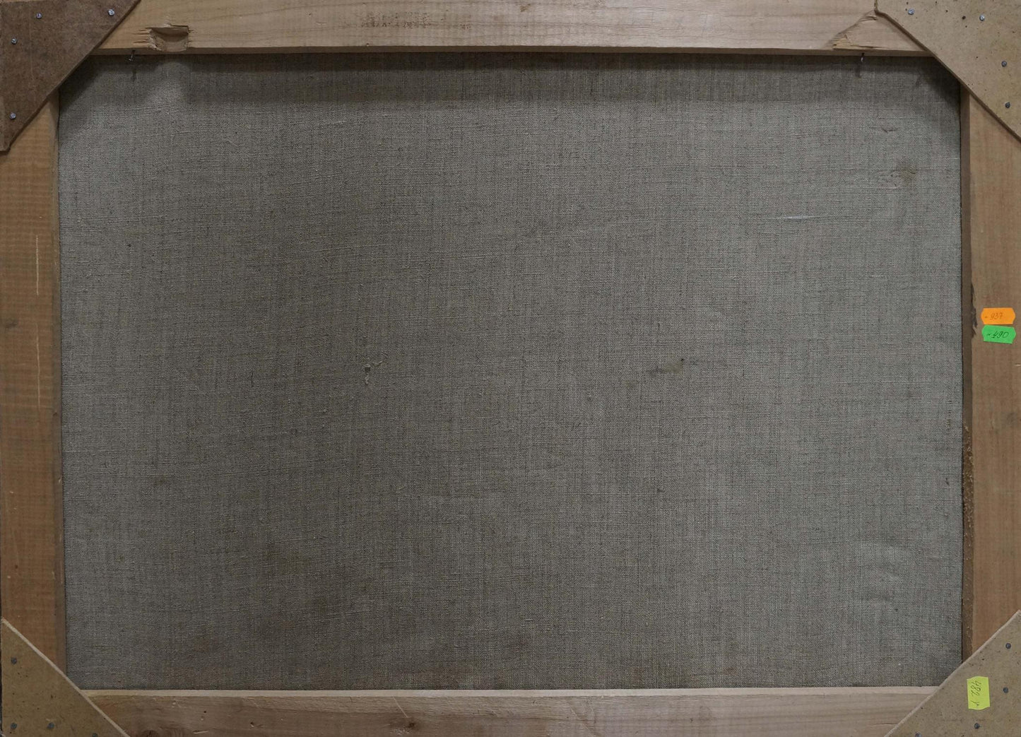 Gray canvas in wooden frame of Sleeping girl by Korsun Leonid Vasilievich