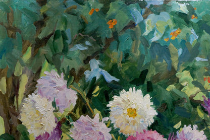 Oil painting Autumn asters by Zatsepina Zinaida Ilyinichna