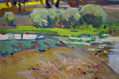 Oil painting Autumn landscape by Tyukha Ivan Andreevich
