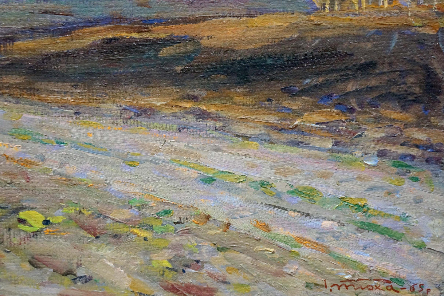Impressionistic oil landscape painting by Sednev Tyukha Ivan Andreevich