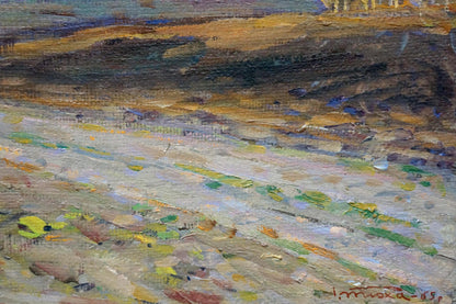 Impressionistic oil landscape painting by Sednev Tyukha Ivan Andreevich