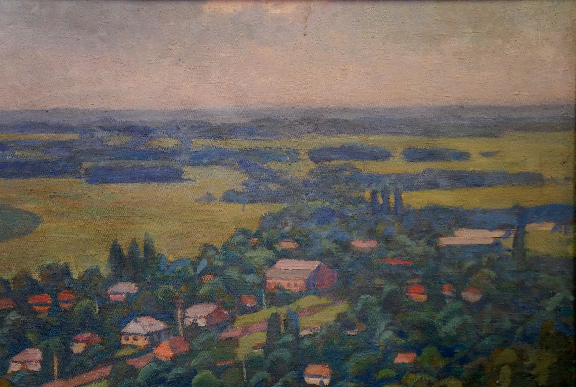 oil forest painting