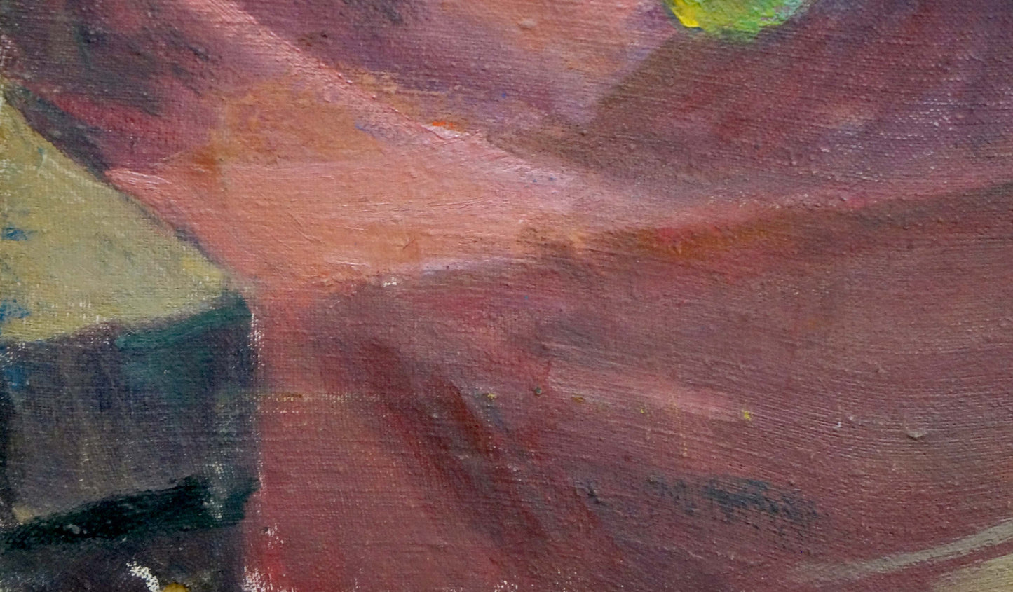 Oil painting Lilac by Kizenko Nestor Mitrofanovych, red-purple canvas